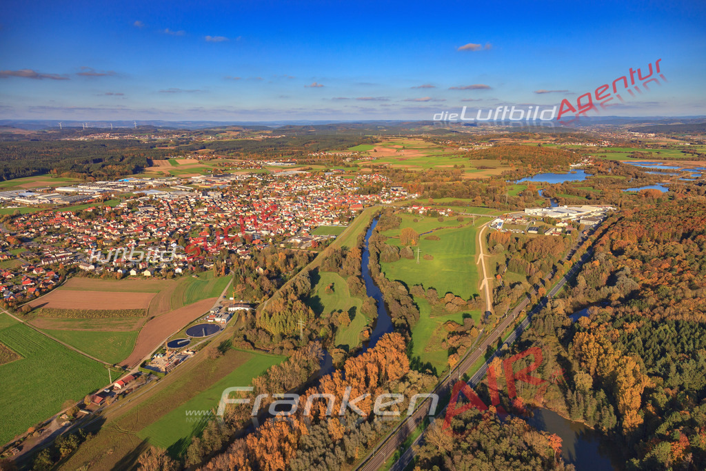 Luftbild von  Michelau - Luftaufnahme wurde 2017 von https://frankenair.de mittels Flugzeug (keine Drohne) erstellt - die Geschenkidee