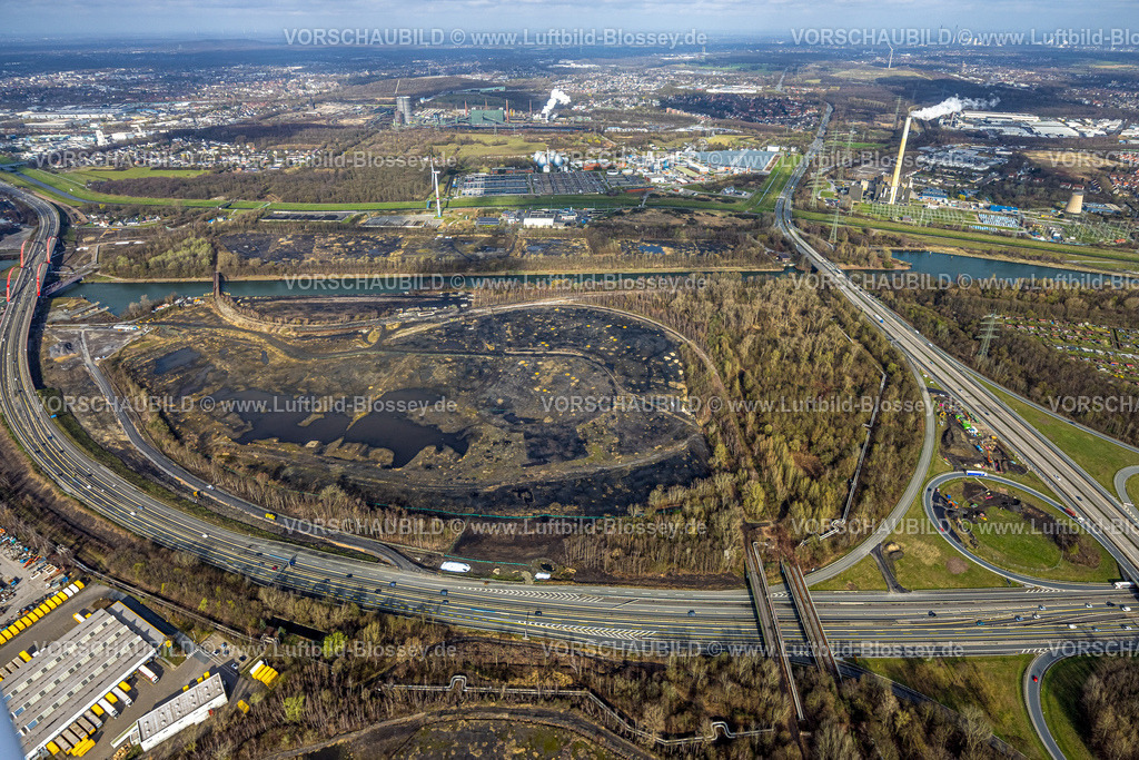 Essen260305710FreiheitEmscher | Luftbild, " Freiheit Emscher " großes interkommunales Stadtentwicklungsprojekt in NRW, von Essen, Bottrop und RAG Montan Immobilien, 1.700 Hektar, inklusive 150 Hektar ehemaliger Bergbauflächen, entsteht bis ca. 2030 ein neuer, nachhaltiger urbaner Raum für innovat, , Welheim, Essen, Ruhrgebiet, Nordrhein-Westfalen, Deutschland