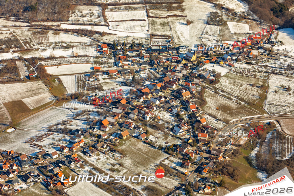 Die Luftbildaufnahme Schlaifhausen -  wurde 2019 mittels Flugzeug (keine Drohne) erstellt. Perfekte Schärfe und Druck- Ergebnisse- Garantiert!