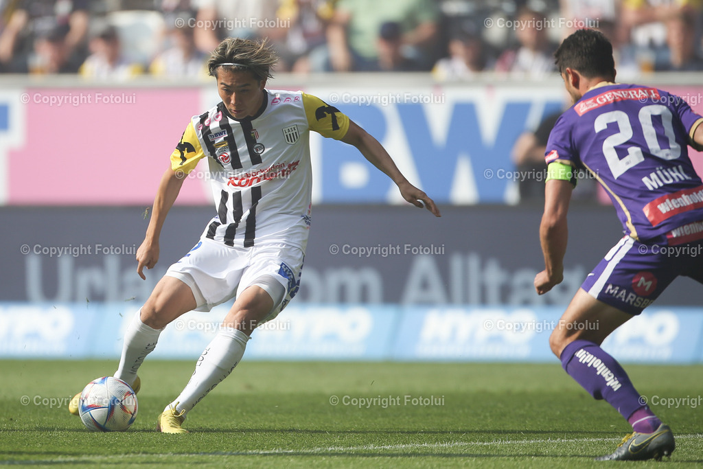 A_LUI_20230528_0002 | SPORT FUSSBALL ADMIRAL BUNDESLIGA 2022/23 LASK VS AUSTRIA WIEN

IM BILD: Keito Nakamura (Lask)
FOTO:FOTOLUI/UW