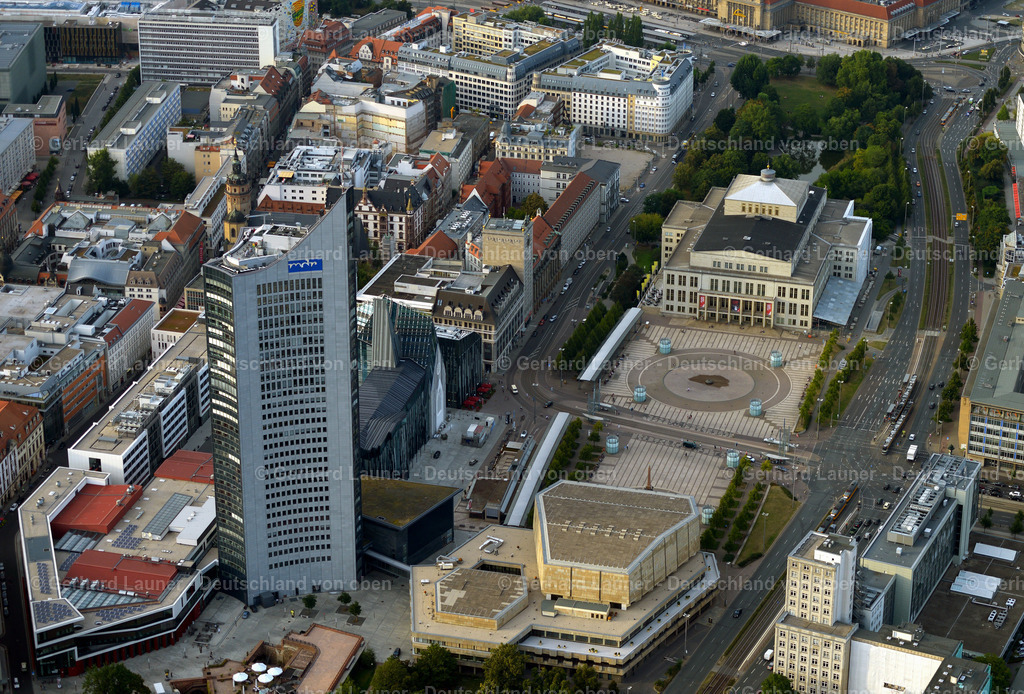 3293907 | Leipzig, Cityhochhaus, Gewandhaus und Oper