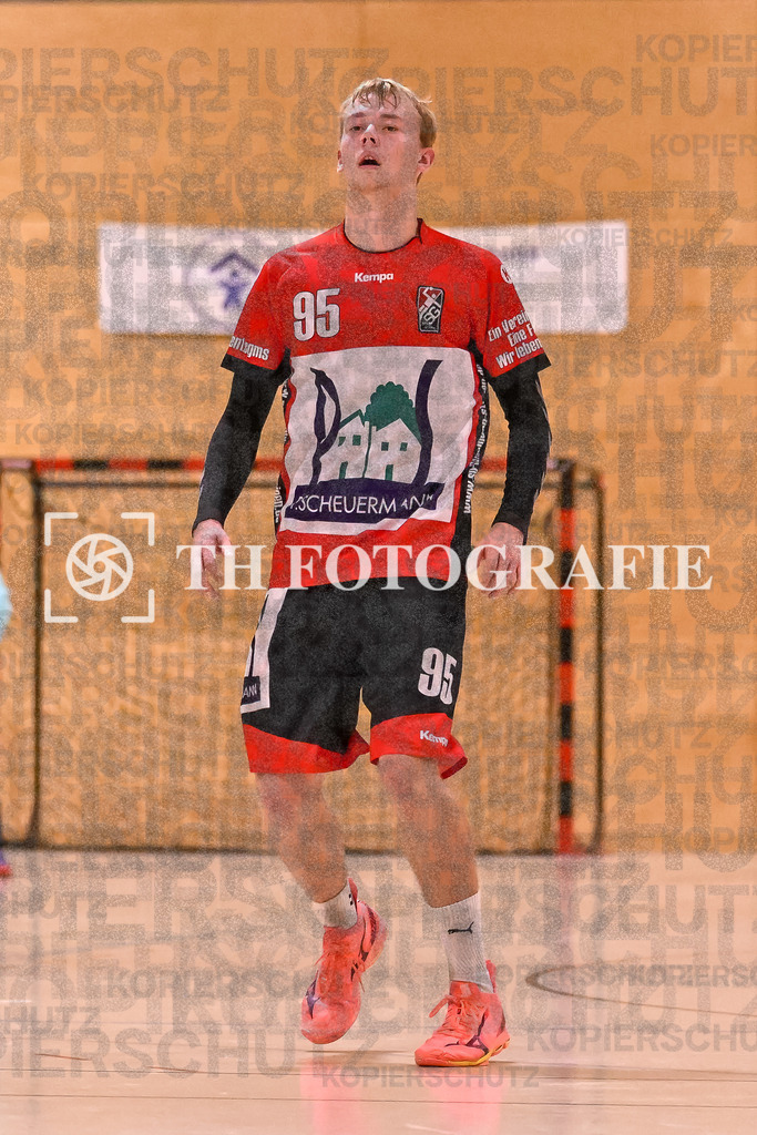 GER, SG Maulburg/Steinen - HSG Dreiland, Handball, Landesliga Suedbaden, 4. Spieltag, Saison 2024/2025, 12.10.2024 | Soeren Ohlsen (SG Maulburg/Steinen, #95)GER, SG Maulburg/Steinen - HSG Dreiland, Handball, Landesliga Suedbaden, 4. Spieltag, Saison 2024/2025, 12.10.2024Foto: TH Fotografie/Thomas Hess