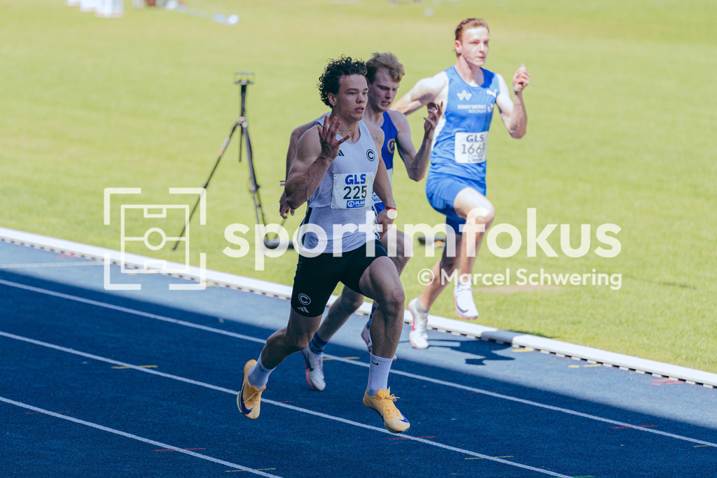 Deutsche Meisterschaften U20 / U16 2026 | Lennox Schmidt, SCC Berlin, 225, 100-Meter-Lauf, Deutsche Meisterschaften der U20 &amp; U16 2026, Lohrheidestadion Bochum-Wattenscheid, 11.07.2026. Foto: Marcel Schwering / sportimfokus - Realisiert mit Pictrs.com