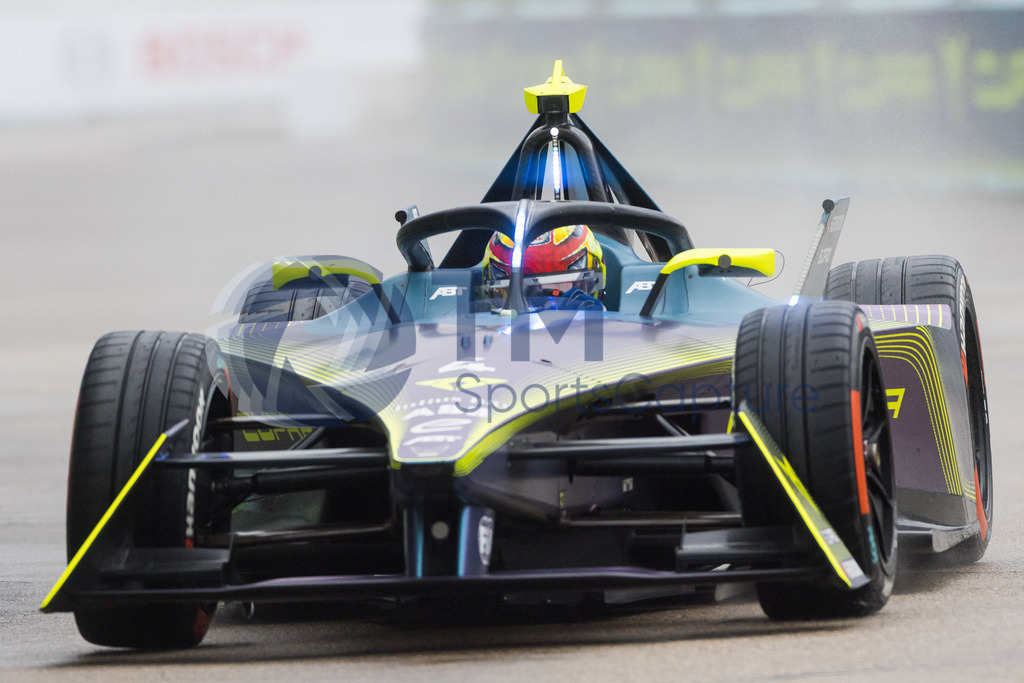 GEPA-20230423-101-147-0152 | BERLIN,GERMANY,23.APR.23 - MOTORSPORTS, FORMEL E - E-Prix of Berlin, Berliner Tempelhof Airport Circuit, qualifying. Image shows Robin Frijns (NED / ABT). 
Photo: GEPA pictures/ Matthias Trinkl