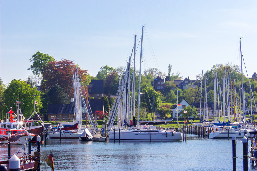 Hafen in Langballigau | Hafen in Langballigau im Frühling - Realisiert mit Pictrs.com