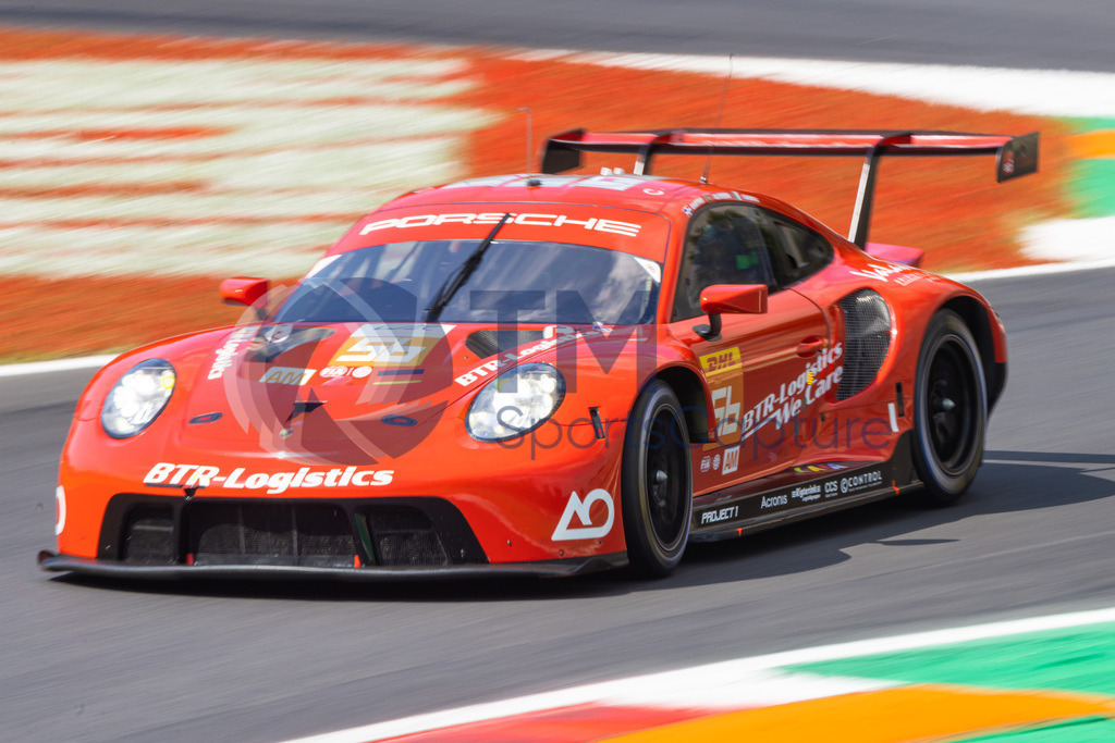 Trainproduction-20230708-0042 | MONZA,ITALY,08.Jul.23 - MOTORSPORTS - WEC, FIA World Endurance Championships, 6h of Monza, Autodromo Monza. Image shows Erin Castro (DOM), Guilherme Moura de Oliveira (POR) and Matteo Cairoli (ITA/ Project 1-AO). Photo: Trainproduction / Matthias Trinkl