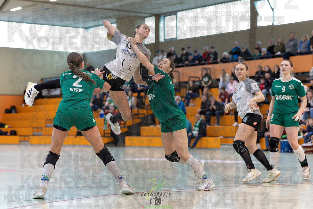 Jugendbundesliga wJA, Pokalrunde, HSG Kleenheim/Langgöns - Frisch Auf Göppingen | Jugendbundesliga wJA, Pokalrunde, HSG Kleenheim/Langgöns - Frisch Auf Göppingen am 28.02.2026 in Oberkleen (Weidig-Halle)Photo © 2026 - Jörg Heinrich - Realisiert mit Pictrs.com