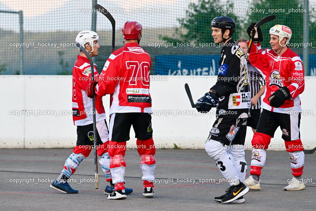 Team Zehenthof vs. HSC Eagles 7.7.2023 | Jubel HSC Eagles Mannschaft, #86 Zeloth Martin, #70 Schumnig Martin, #14 Siutz Philip, #72 Lindner Lorenz