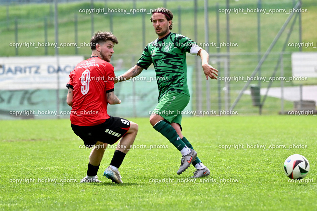 SC Landskron vs. SV Falle Maria Gail | #9 Tobias Klug SV Maria Gail, #14 Daniel Arneitz SC Landskron, SC Landskron vs. SV Falle Maria Gail, SC Landskron vs. SV Falle Maria Gail am 17.05.2026 in Villach (Sportanlage Landskron), Austria, (Photo by Bernd Stefan)