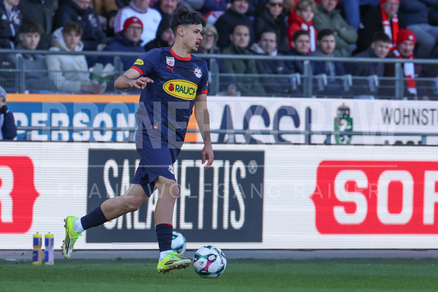 Grazer AK 1902 vs FC Red Bull Salzburg – Austrian Bundesliga | Graz, Austria, 15.Feb.26 - SOCCER - ADMIRAL Bundesliga, Grazer AK 1902 vs FC Red Bull Salzburg. The image shows Kerim Alajbegovic (Red Bull Salzburg).