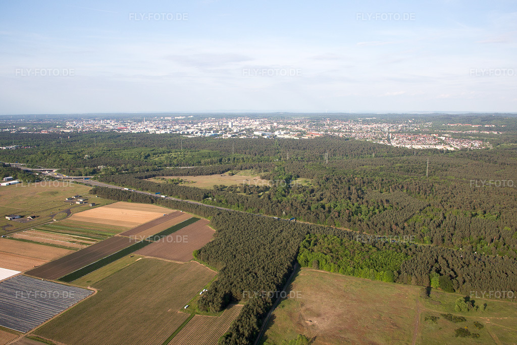 Luftbild: Griesheim, August-Euler Flugplatz im Ortsteil August-Euler-Fluplatz in Darmstadt im Bundesland Hessen in Deutschland. Foto: IMG_088435.jpg vom 17.05.2016 durch Werner Riehm/FLY-FOTO.de
