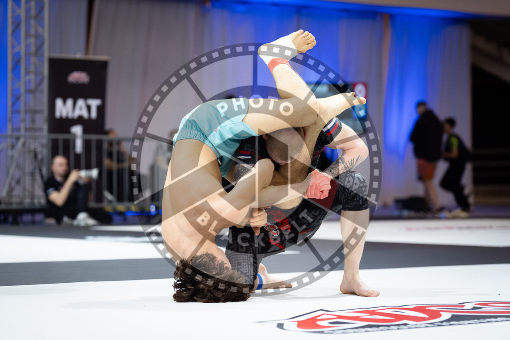 20260214PBB4096 | Fighters compete during the ADCC European Trials  competition day 1 in Belgrade, Serbia, on February 14, 2026.