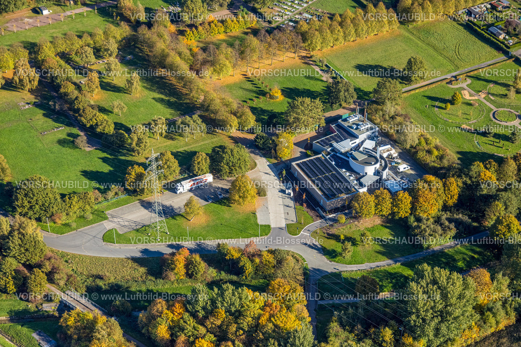 Hamm251001831 | Luftbild, Krematorium Hamm GmbH am Parkfriedhof Herringen, Stadtbezirk Herringen, Hamm, Ruhrgebiet, Nordrhein-Westfalen, Deutschland