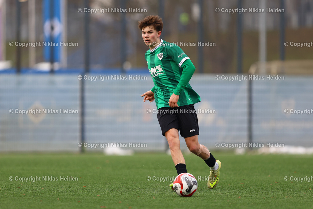 NH_HamburgerSVU19_PreußenMünsterU19_Testspiel_17012026 | #6 Lennard Averbeck (Preußen Münster U19)Fußball I Junioren I Testspiel I Saison 2025-2026  I Hamburger SV U19 - Preußen Münster U19 I 17.01.2026 I Alexander-Otto-Akademie