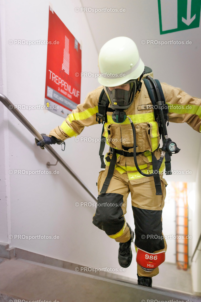 KölnTurm Treppenlauf; Köln, 03.08.2025 | Impressionen vom KölnTurm Treppenlauf am 03.08.2025 in Köln (Nordrhein-Westfalen). 