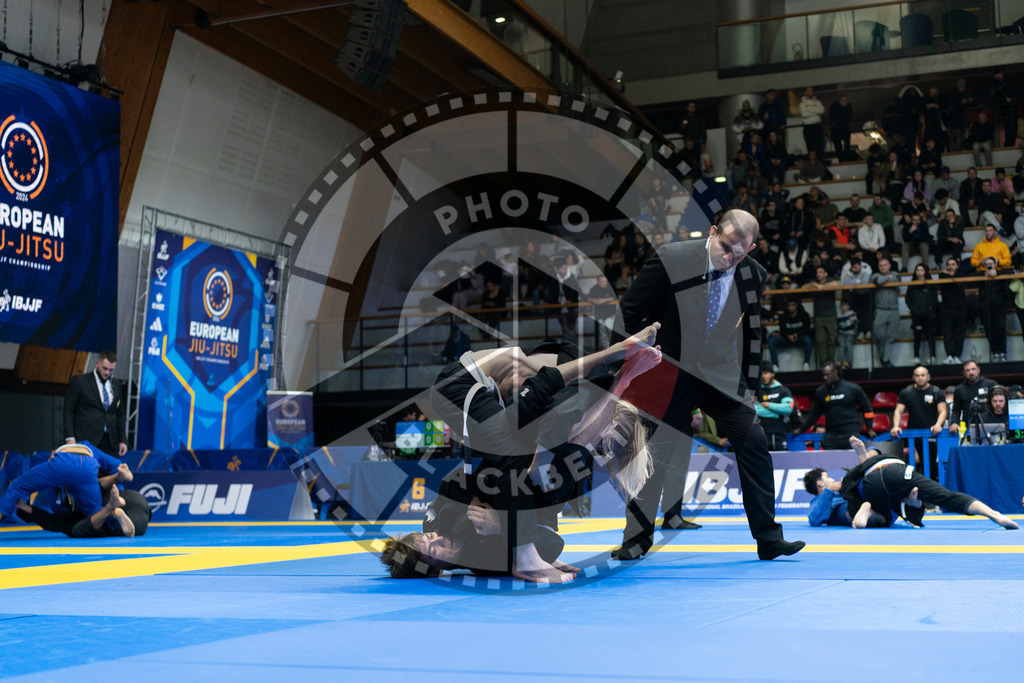 20240119PBB2379 | Fighters compete during the IBJJF European Championship in Paris, France, on January 19, 2024.