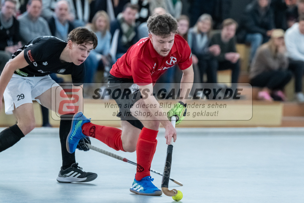 HK_20250202_102292 | 2. Bundesliga Halle Herren Club Raffelberg - Schwarz Weiss Köln am 2.2.2025 Halle am Raffelberg, Duisburg ,