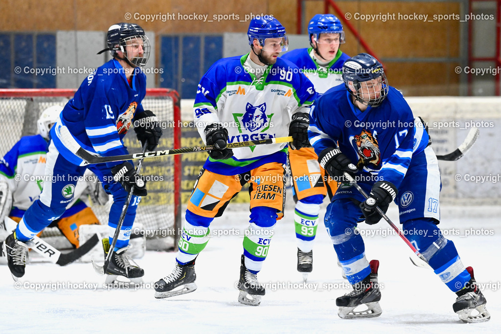 EC Tigers Paternion vs. EC Virgen 12.2.2023 | #17 Kleindienst Martin, #90 Gasser Sandro, #15 Rauter Johann