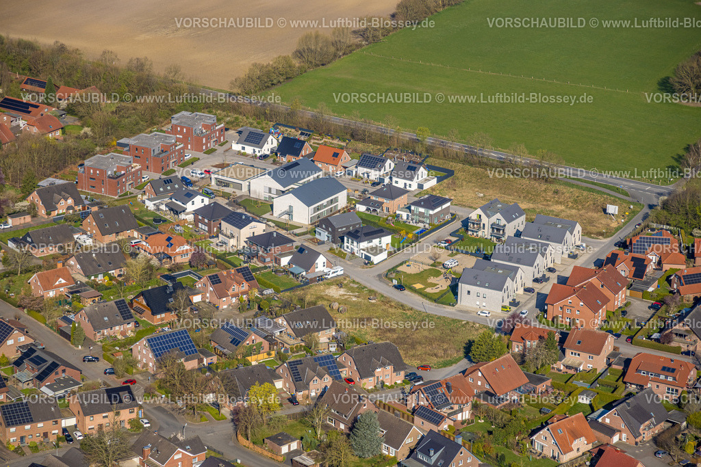 Nordkirchen250401145 | Luftbild, Neubau Wohngebiet Große Feld III, Lenhausenweg, Nordkirchen, Münsterland, Nordrhein-Westfalen, Deutschland