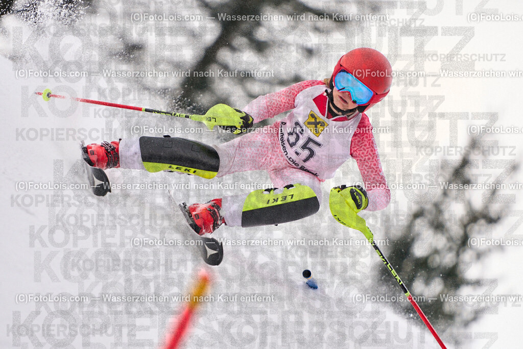 ALP3588_KinderCup-SL_STMK_Strallegg_Opresnik Laura | Raiffeisen KINDERCUP Alpin, SLALOM auf der JogllandStreif in Strallegg am So 23. Februar 2025. Veranstaller: Steirischer Skiverband (5000). Skiunion Strallegg (5197).