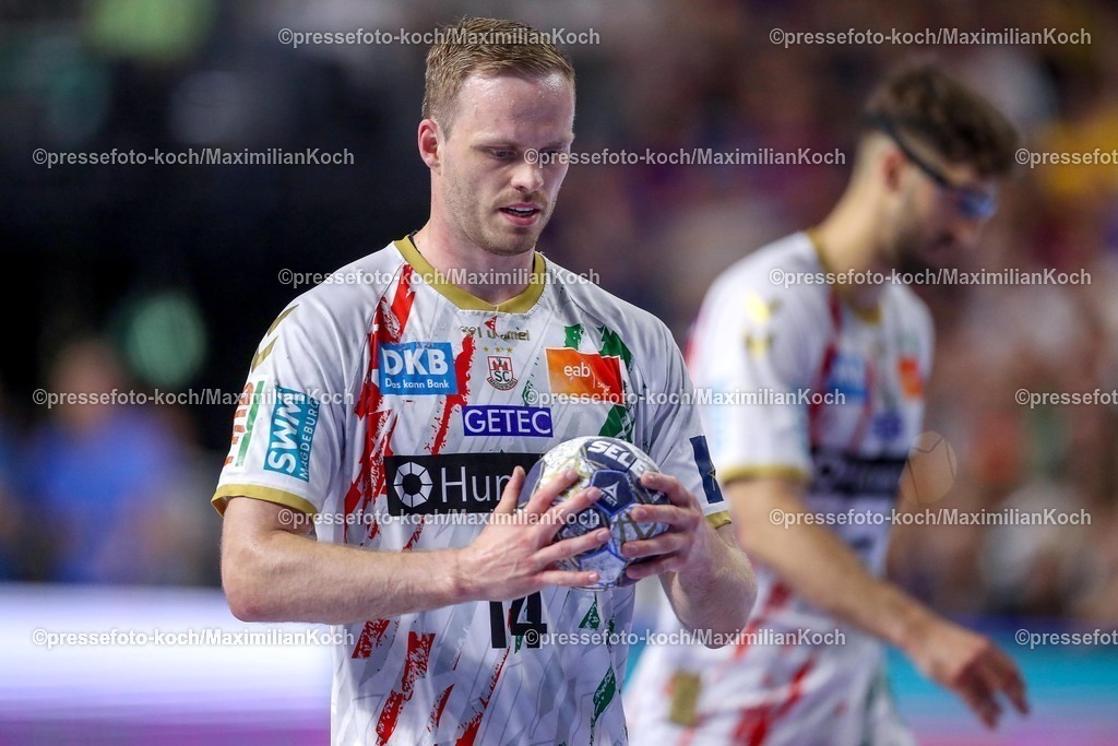 KoeEHF15062502048 | 15.06.2025, Handball, Finale TruckScout24 EHF FINAL4, LANXESS arena Köln, Füchse Berlin - SC Magdeburg: Omar Ingi Magnusson (Magdeburg #14) 