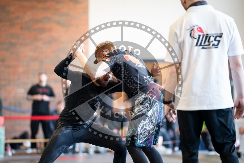 20240309PBB6888 | Fighters compete during the International Luta Livre (ILLCS) Spring Championship in Hannover, Germany, on March 9, 2024.