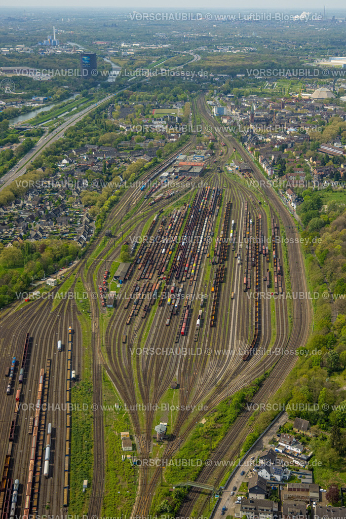 Oberhausen240401733 | Luftbild, Güterbahnhof und Rangierbahnhof Oberhausen-West Osterfeld, Vondern, Oberhausen, Ruhrgebiet, Nordrhein-Westfalen, Deutschland