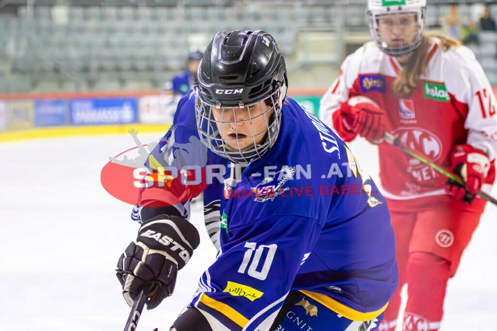 Eishockey DEBL 2023/24 | Eishockey DEBL 2023/24, KAC Frauen - Villach Lady Hawks am 27.09.2023 in Klagenfurt (Heidi Horten Arena), Austria, (Photo by Ernst Krawagner sport-fan.at) - Realisiert mit Pictrs.com