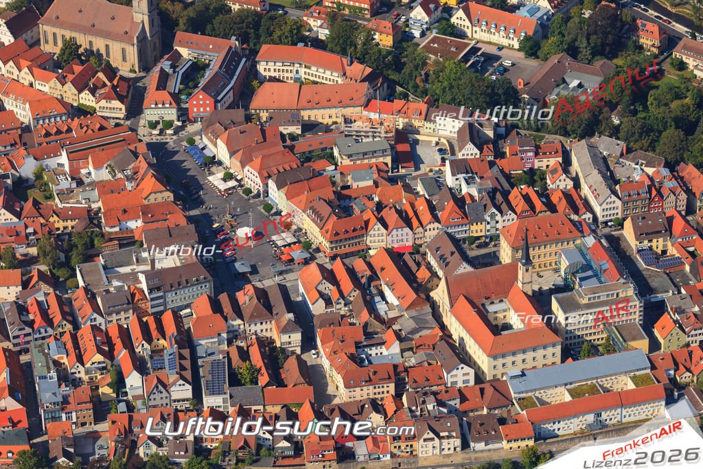 Luftbild von  Bad-neustadt-an-der-saale - Luftaufnahme wurde 2016 von https://frankenair.de mittels Flugzeug (keine Drohne) erstellt - die Geschenkidee