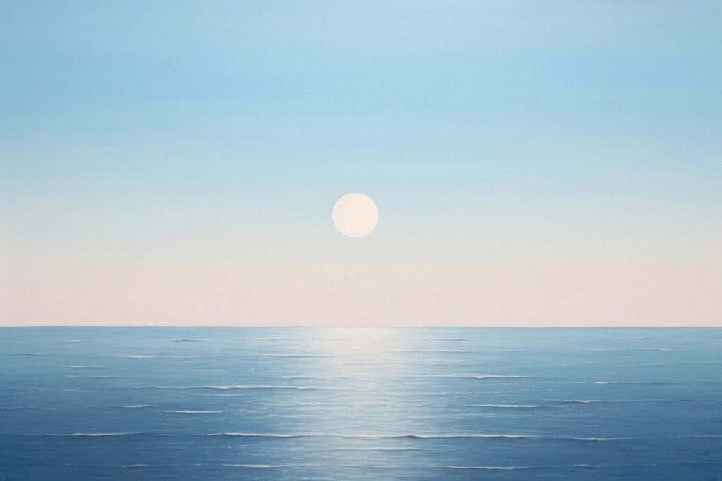 2401050 - Weites Meer | Stilvolles Wandbild mit der Anmutung eines Gemäldes.