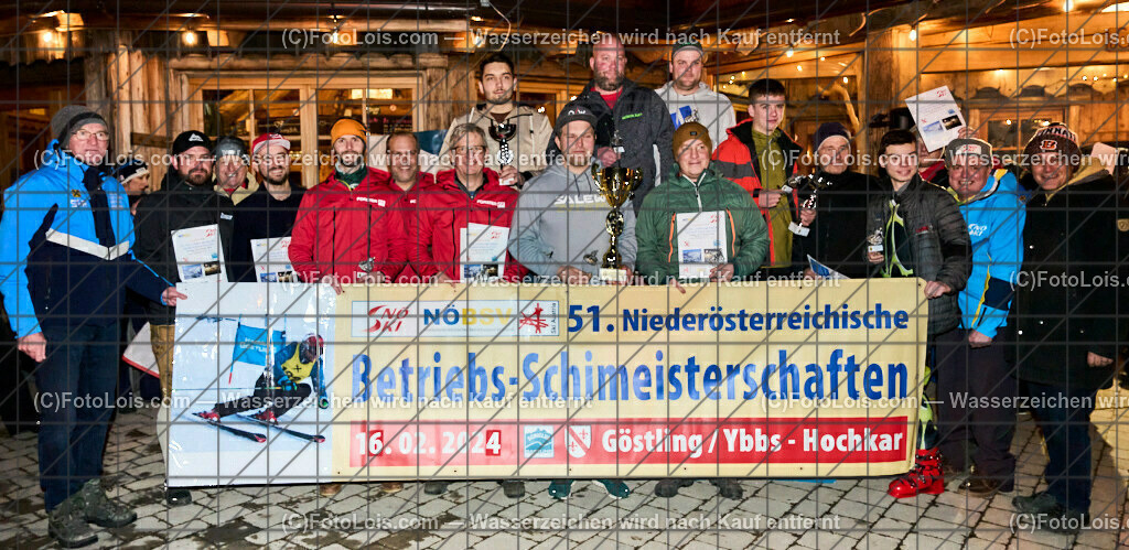 ALP9512_NOe-BetriebsSKI-LM_Mann-Frau-schaften | (C)FotoLois.com, Alois Spandl. 51. Niederösterreichische LandesBetriebs-Skimeisterschaften, best of two, Almlift-Piste Hochkar, LSV - Schiclub Göstling-Hochkar, Fr 16. Februar 2024.