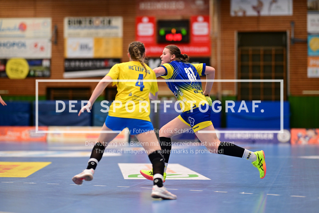 Handball I Juniorinnen I Saison 2024-2025 I Deutsche Meisterschaft I Viertelfinale I Buxtehuder SV - HC Leipzig I 82169 | Der Sportfotograf. - Realisiert mit Pictrs.com