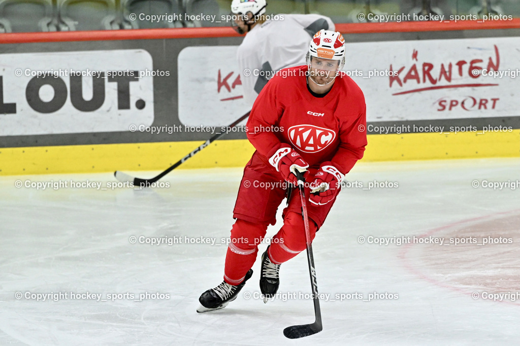 EC KAC Trainingsstart | Jordan Murray, EC KAC Neuzugang, EC KAC Trainingsstart, EC KAC Trainingsstart am 06.08.2025 in Klagenfurt (Heidi Horten Eishalle ), Austria, (Photo by Bernd Stefan)