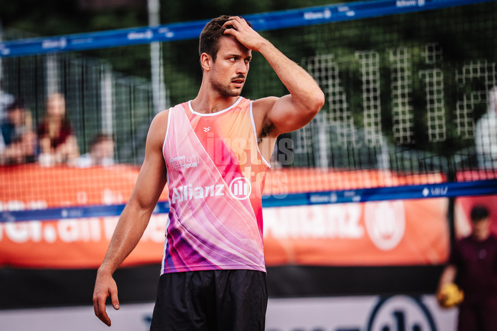 Beachvolleyball | Männer | Allianz German Beach Tour 2025 | Tourstop München | 11.07.2025 | Jannis Hopt