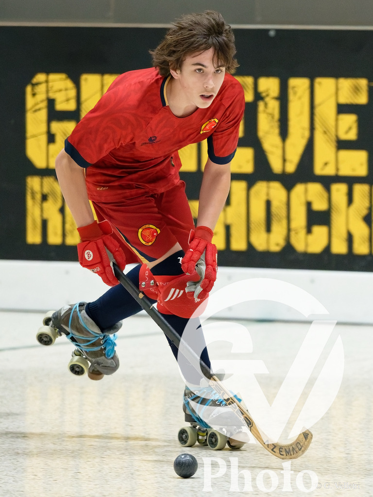 Geneve RHC  v RC Biasca  - U17 | Geneve, Switzerland - May 10 : during the U17  match between Geneve RHC  and RC Biasca  at Centre sportif de la queue d'arve on May 10 , 2026 in Geneve, Switzerland.