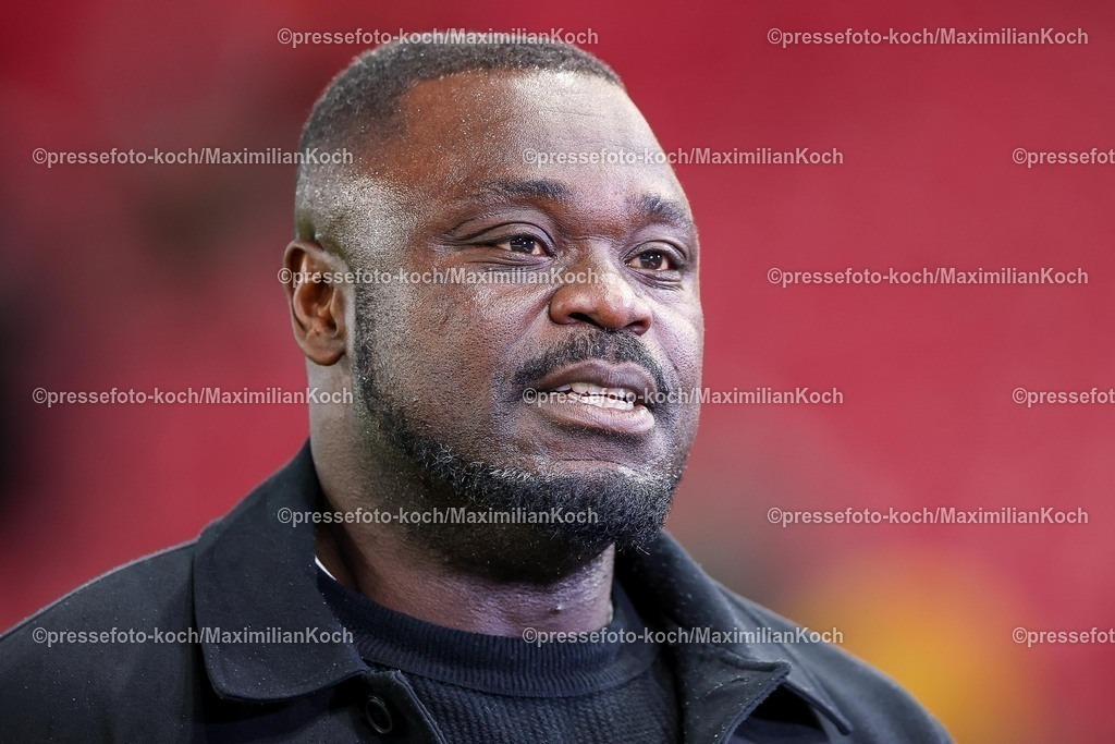 DFB30032600014 | 30.03.2026, Fußball, Länderspiel, Deutschland - Ghana, MHP-Arena (Stuttgart), Saison 2025 2026: Gerald Asamoah DFB regulations prohibit any use of photographs as image sequences and or quasi-video.