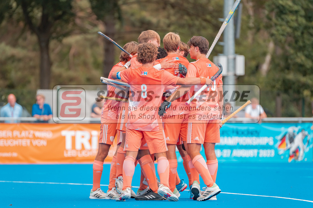HK_20230715_102264 | Euro Hockey MU18 SF1 Belgium vs Netherlands  Championship Girls &amp; Boys am 15.7.2023 CHTC , Krefeld ,