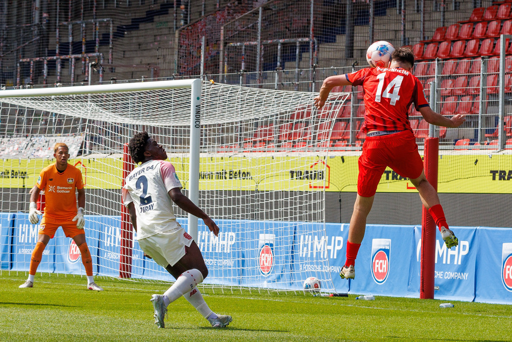 20260503-U19_FCH-LEV_053 | 1.FC Heidenheim 1846 vs. Bayer 04 Leverkusen, Fußball, U19, A-Junioren, NWL, U19-DFB-Nachwuchsliga, 2025/2026, Achtelfinale, 03.05.2026 in Heidenheim, Voith Arena(Foto: Michael Bulling) - Realisiert mit Pictrs.com