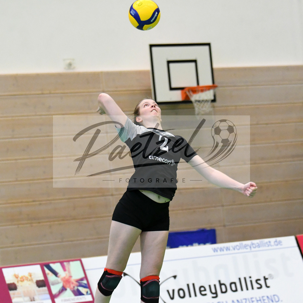 20200202_VCOOTB_0120 | Volleyball, Frauen:   waehrend des Spiels der Regionalliga NordWest zwischen VC Osnabrueck und Oldenburger TB in der Schlosswall-Halle am 02.02.2020 in Osnabrueck, Deutschland. - Realisiert mit Pictrs.com