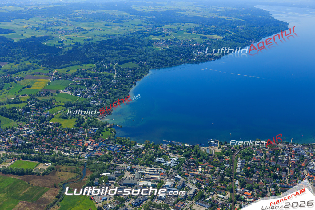 Luftbild von  Starnberg - Luftaufnahme wurde 2015 von https://frankenair.de mittels Flugzeug (keine Drohne) erstellt - die Geschenkidee