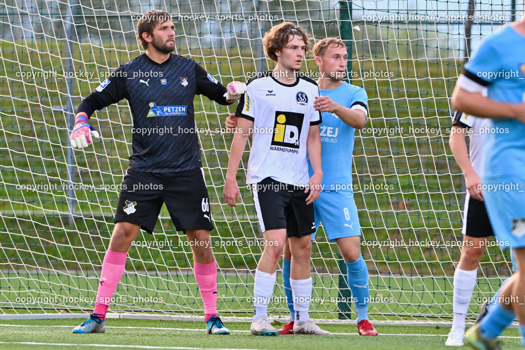 SV Spittal vs. SVG Bleiburg | #66 Thomas Pök SVG Bleiburg, #18 Kristijan Jelic SV Spittal, #8 Marcel Florian Primozic SVG Bleiburg, SV Spittal vs. SVG Bleiburg, SV Spittal vs. SVG Bleiburg am 14.08.2024 in Spittal an der Drau (Goldeck Stadion), Austria, (Photo by Bernd Stefan)