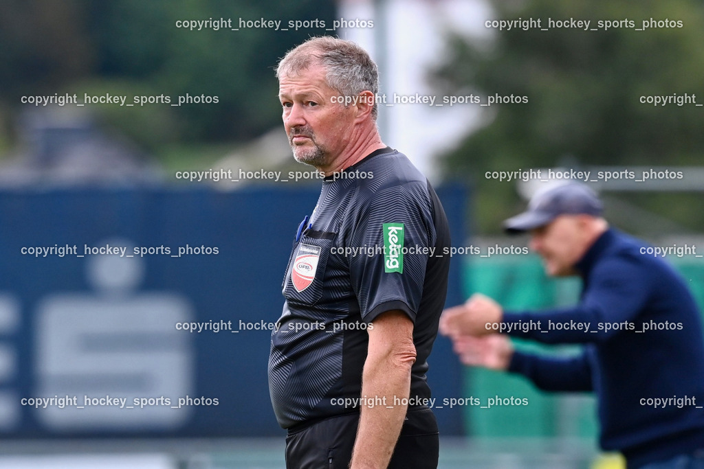 SVG Bleiburg vs. SAK 23.9.2023 | Karl Krenn Referee, SVG Bleiburg vs. SAK 23.9.2023, SVG Bleiburg vs. SAK am 23.09.2023 in Bleiburg (Karl Kornberger Stadion), Austria, (Photo by Bernd Stefan)