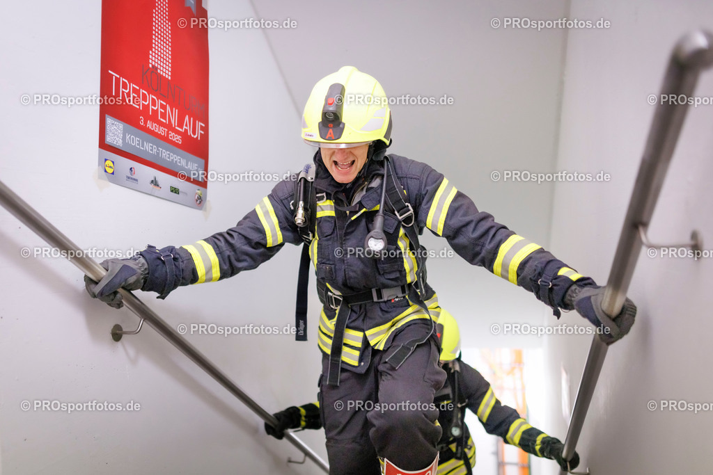 KölnTurm Treppenlauf; Köln, 03.08.2025 | Impressionen vom KölnTurm Treppenlauf am 03.08.2025 in Köln (Nordrhein-Westfalen). 