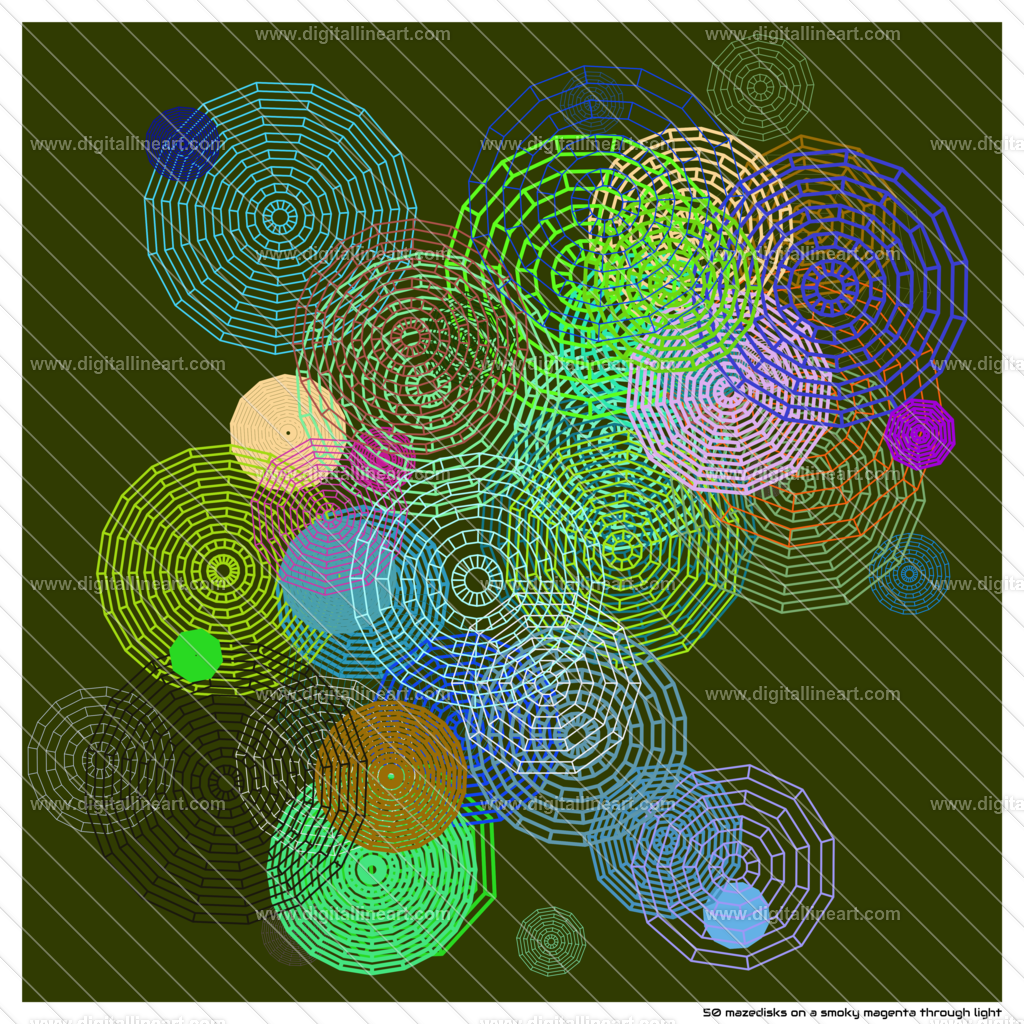 50-mazedisks-a-smoky-magenta-through-light | digitallineart - Realisiert mit Pictrs.com