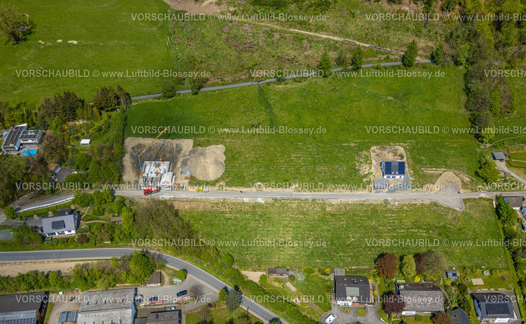 Schmallenberg240505504 | Luftbild, Baustelle Wohnbaugebiet Klosterblick, Am Wilzenberg, Grafschaft, Schmallenberg, Sauerland, Nordrhein-Westfalen, Deutschland