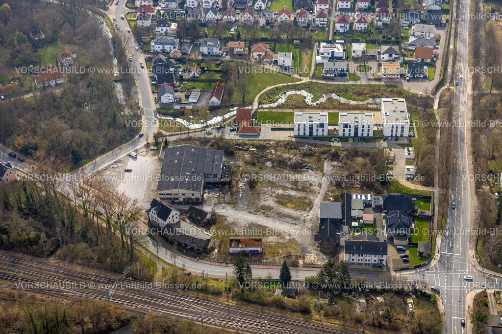 Soest240307333 | Luftbild, Wohngebiet Baustelle Hilchenbach-Gelände mit Neubau am Hammer Weg und Londonring, Soestbach Flussmäander, Soest, Soester Börde, Nordrhein-Westfalen, Deutschland