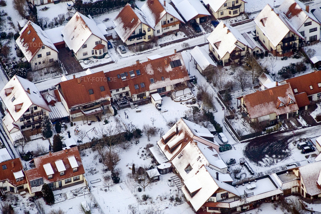Luftbild: Im Mirabellengarten in Kandel im Bundesland Rheinland-Pfalz in Deutschland. Foto: IMG_0931.jpg vom 28.01.2006 durch Werner Riehm/FLY-FOTO.de