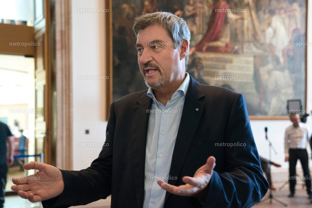 Markus Söder im Steinernen Saal (Bayerischer Landtag) (14) | Metropolico