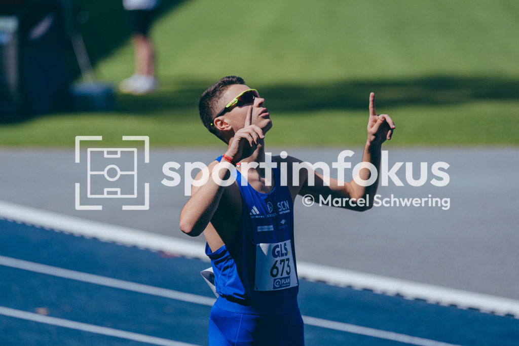 Deutsche Meisterschaften U20 / U16 2026 | Michal Fatyga, SC Neubrandenburg, 673, 400-Meter-Lauf, Deutsche Meisterschaften der U20 &amp; U16 2026, Lohrheidestadion Bochum-Wattenscheid, 10.07.2026. Foto: Marcel Schwering / sportimfokus - Realisiert mit Pictrs.com