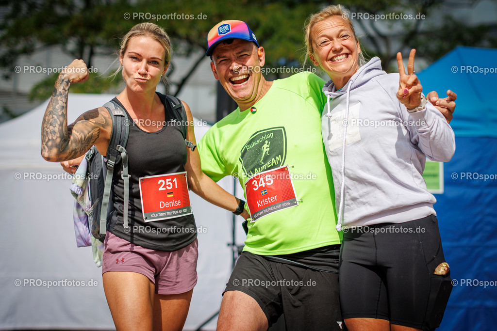 KölnTurm Treppenlauf; Köln, 03.08.2025 | Impressionen vom KölnTurm Treppenlauf am 03.08.2025 in Köln (Nordrhein-Westfalen). 